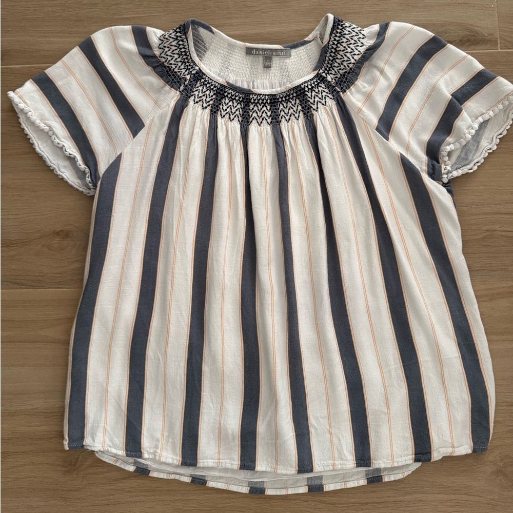 Scoop Neck Stripe Top